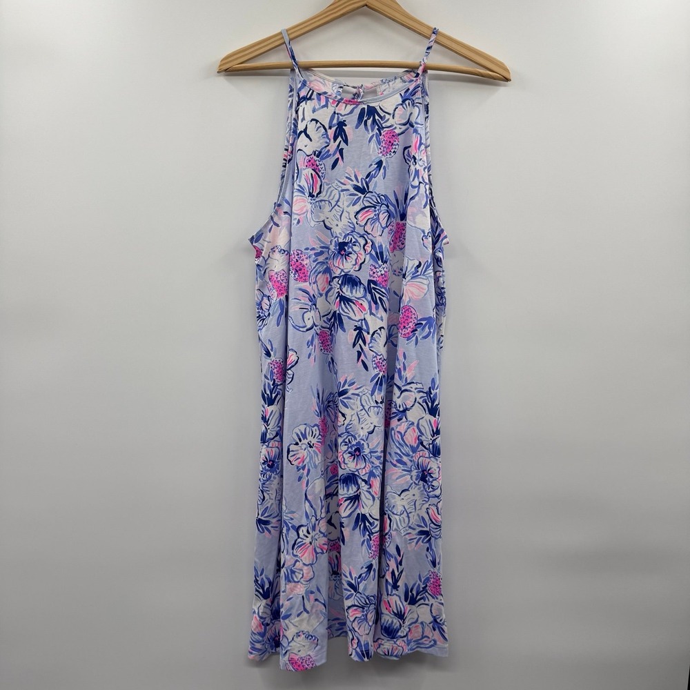 Lilly Pulitzer MARGOT DRESS Light Lilac Trunks In The Air Purple medium - Picture 4 of 12